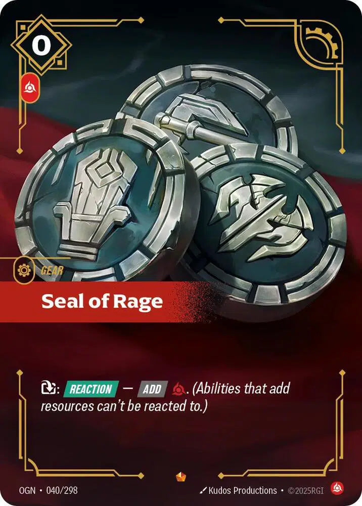 Seal of Rage - 040/298 - Origins