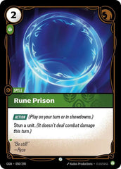 Rune Prison - 050/298 - Origins