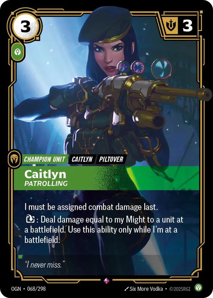 Caitlyn - Patrolling - 068/298 - Origins