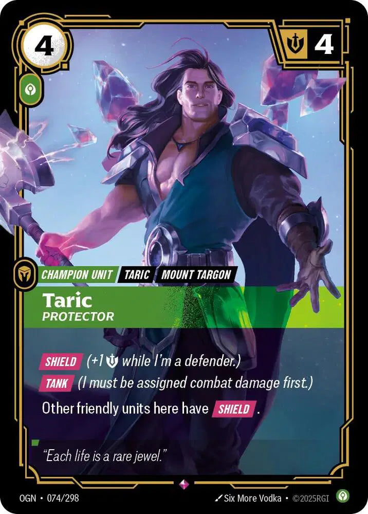 Taric - Protector - 074/298 - Origins