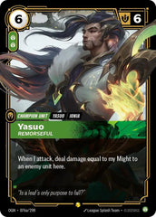 Yasuo - Remorseful (Alternate Art) - 076a/298 - Origins