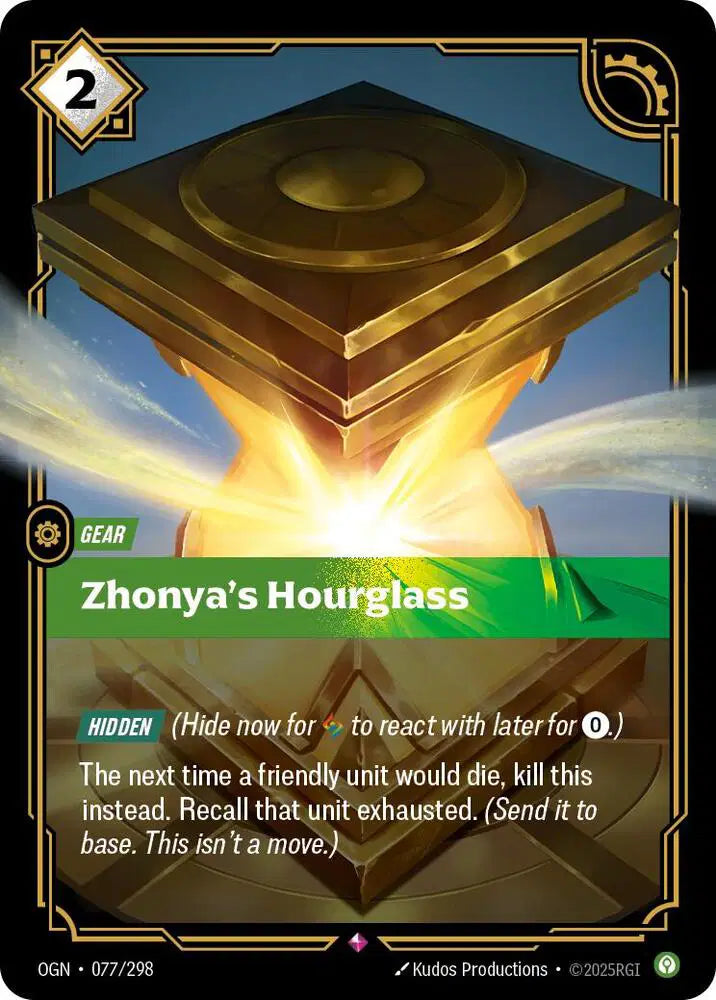 Zhonya's Hourglass - 077/298 - Origins