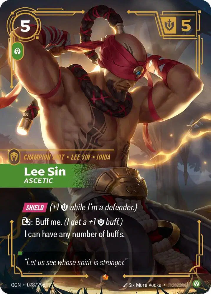 Lee Sin - Ascetic - 078/298 - Origins