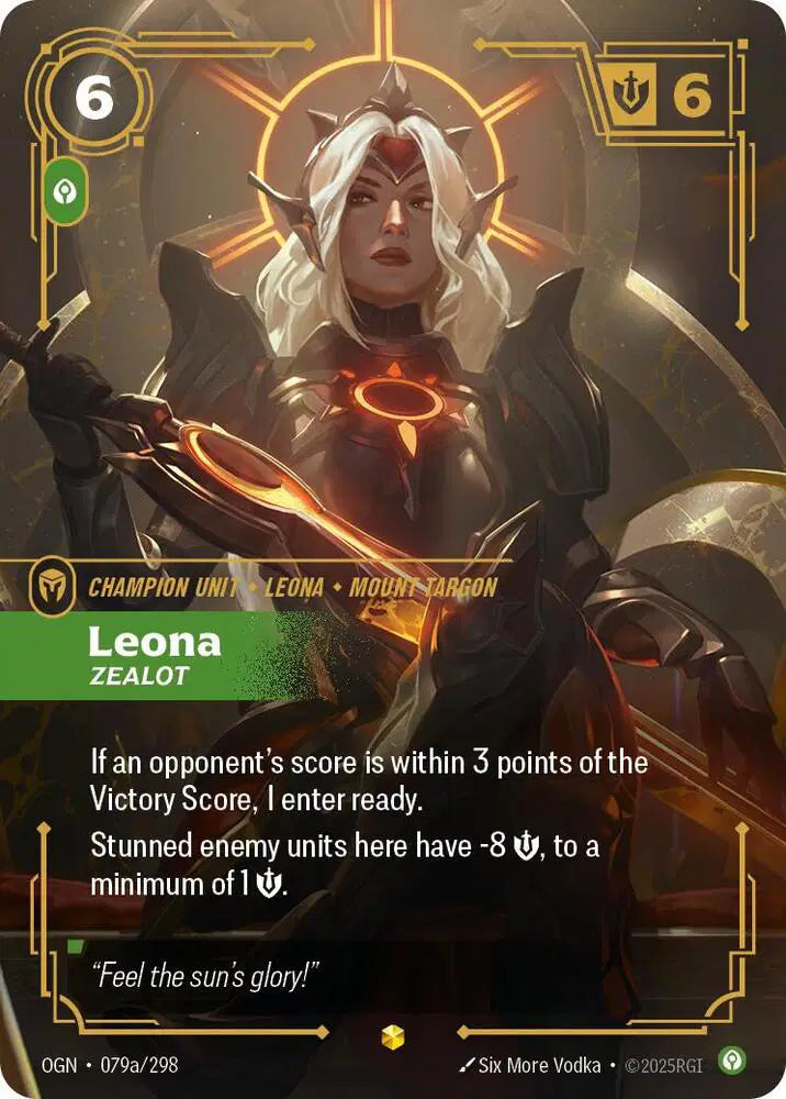 Leona - Zealot (Alternate Art) - 079a/298 - Origins