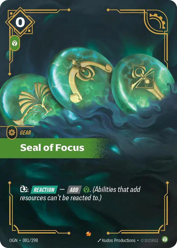 Seal of Focus - 081/298 - Origins