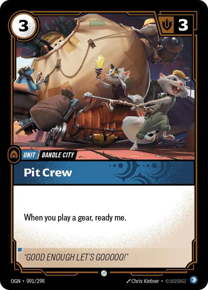 Pit Crew - 091/298 - Origins