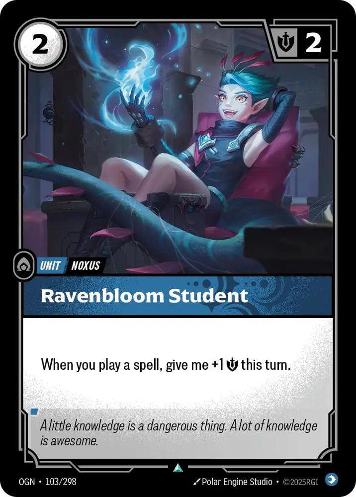 Ravenbloom Student - 103/298 - Origins