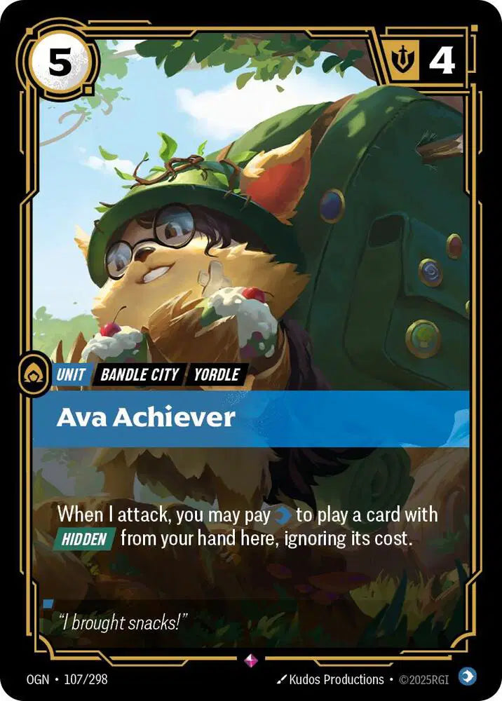 Ava Achiever - 107/298 - Origins