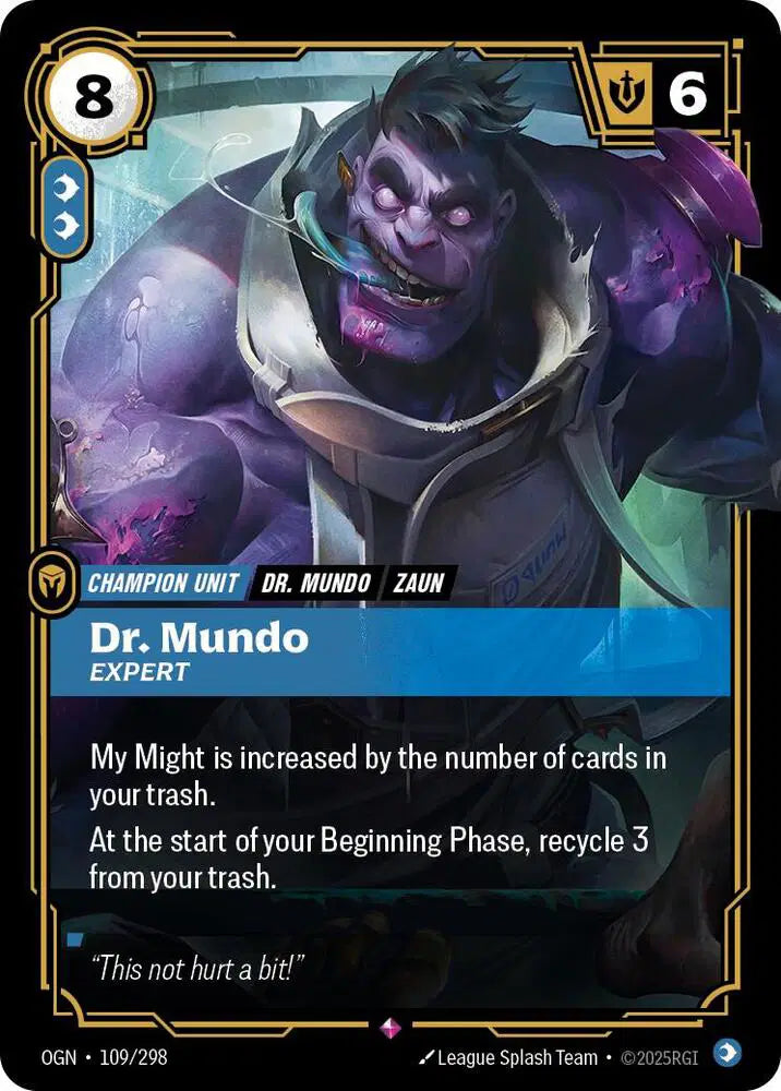 Dr. Mundo - Expert - 109/298 - Origins