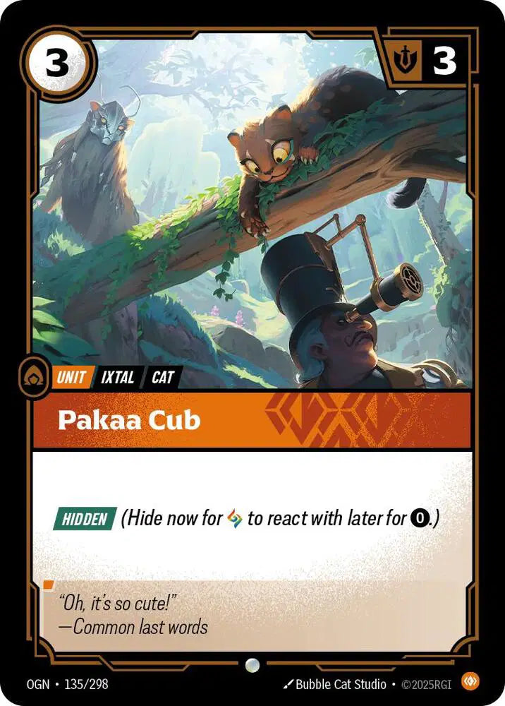 Pakaa Cub - 135/298 - Origins