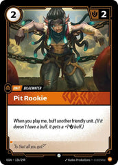 Pit Rookie - 136/298 - Origins