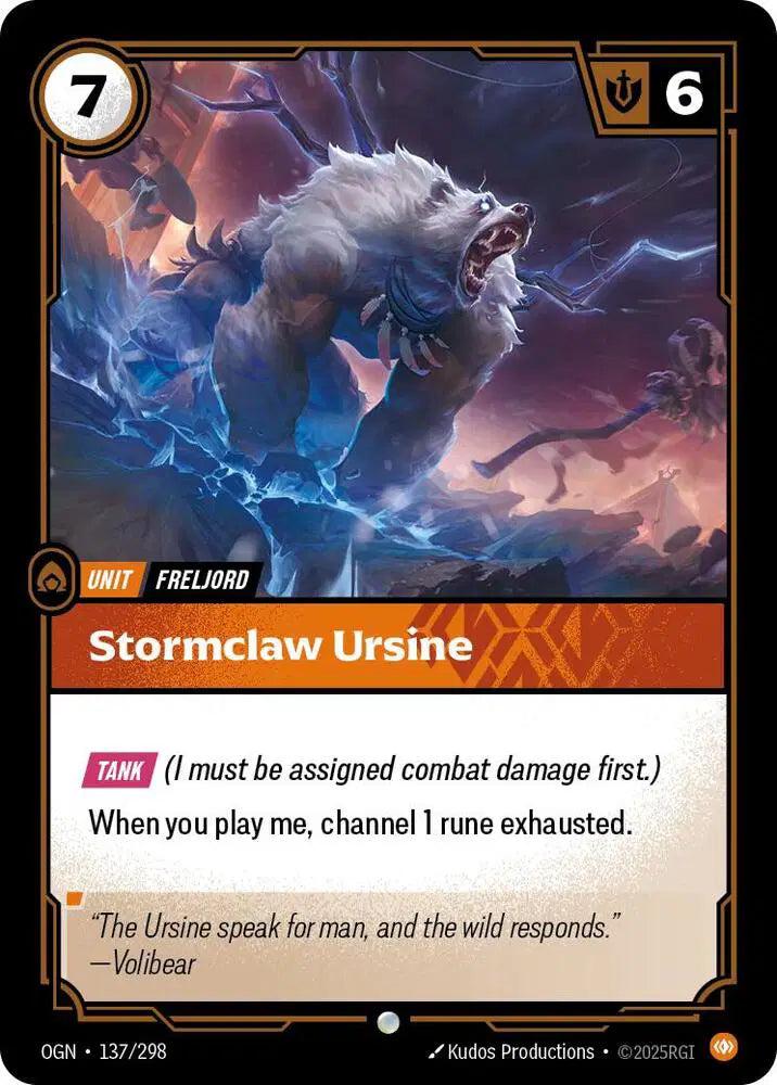 Stormclaw Ursine - 137/298 - Origins