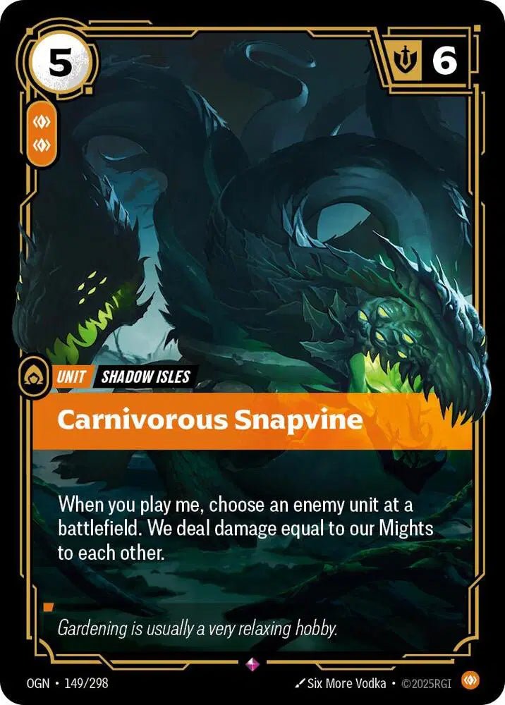 Carnivorous Snapvine - 149/298 - Origins