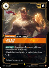 Lee Sin - Centered (Alternate Art) - 151a/298 - Origins