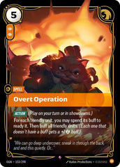 Overt Operation - 153/298 - Origins