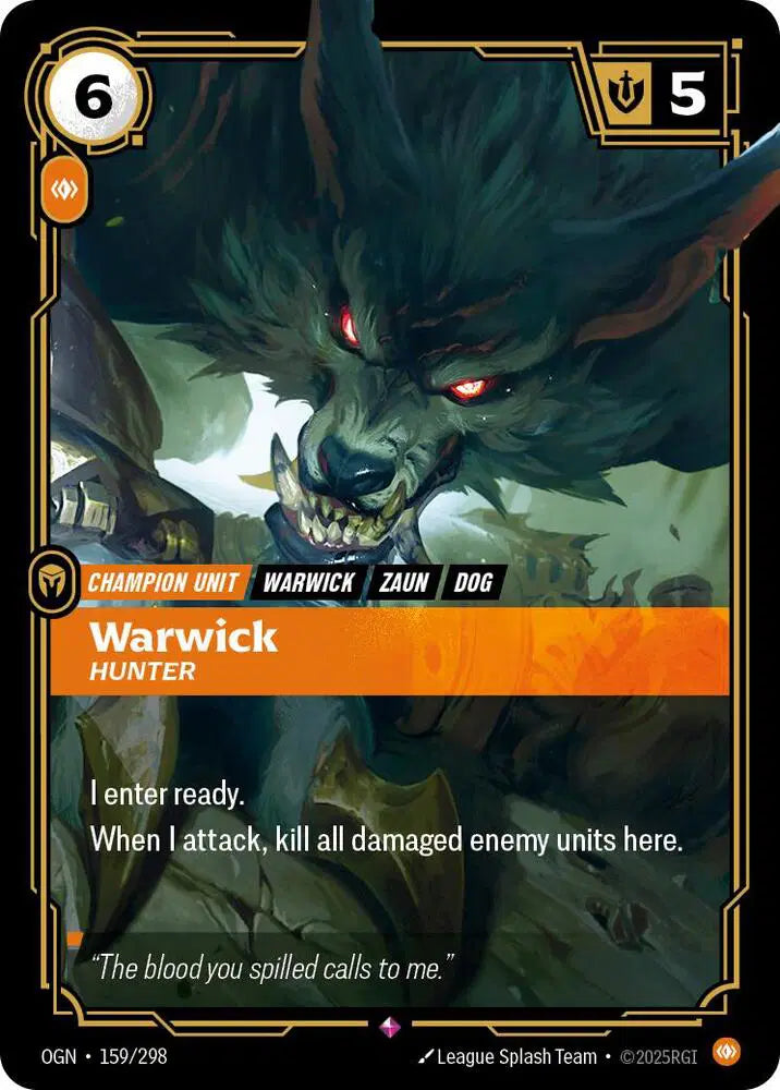 Warwick - Hunter - 159/298 - Origins