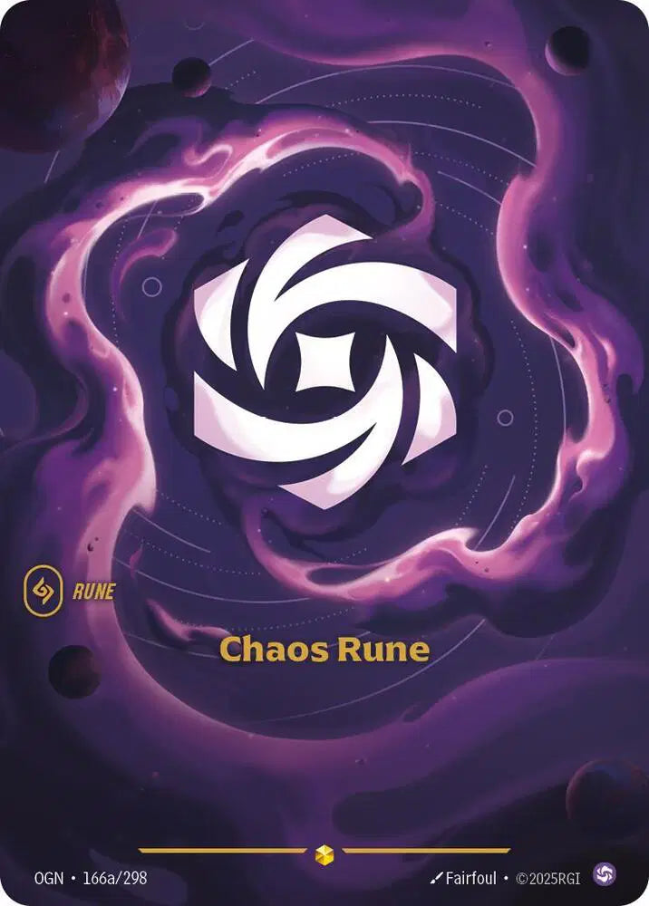 Chaos Rune (Alternate Art) - 166a/298 - Origins