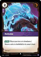 Rebuke - 172/298 - Origins