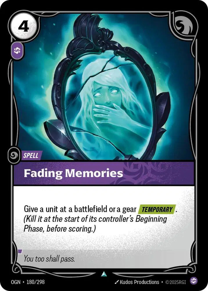 Fading Memories - 180/298 - Origins