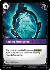 Fading Memories - 180/298 - Origins