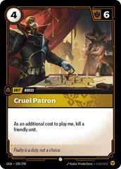 Cruel Patron - 208/298 - Origins