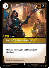 Faithful Manufactor - 211/298 - Origins
