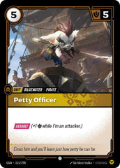 Petty Officer - 215/298 - Origins