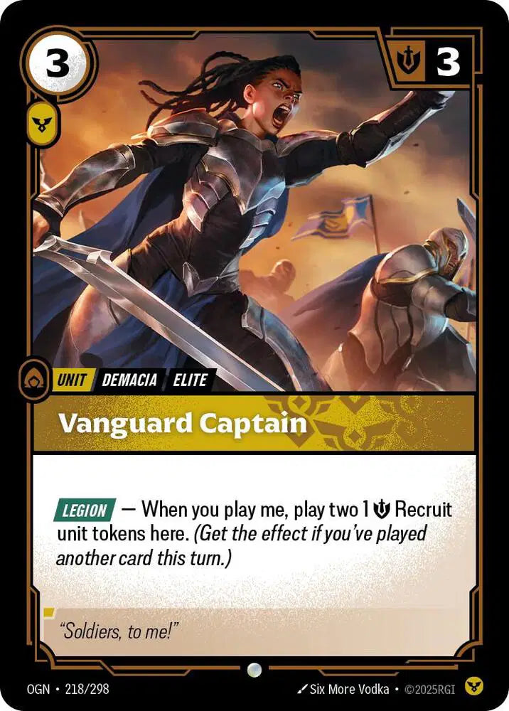 Vanguard Captain - 218/298 - Origins