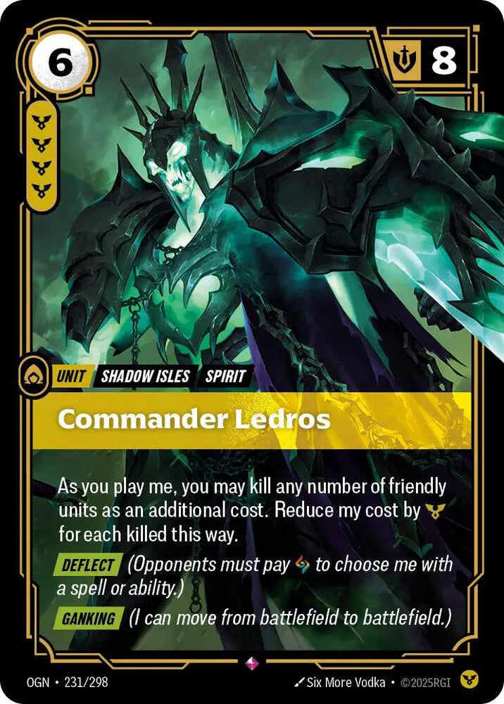 Commander Ledros - 231/298 - Origins