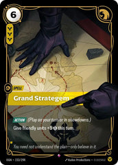 Grand Strategem - 233/298 - Origins