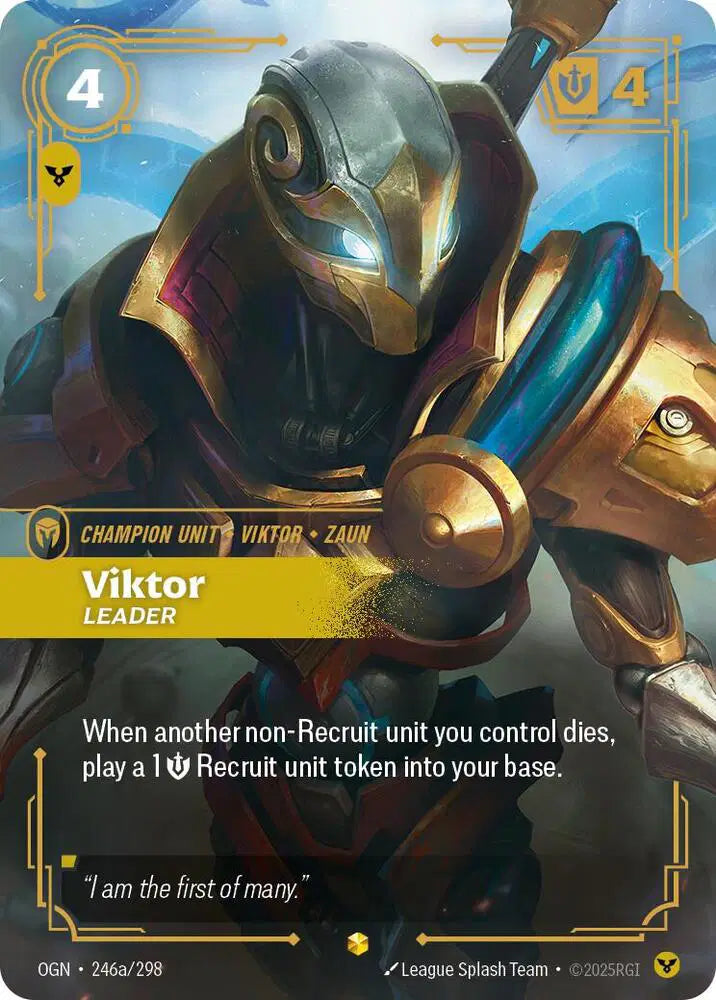 Viktor - Leader (Alternate Art) - 246a/298 - Origins