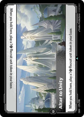 Altar to Unity - 275/298 - Origins