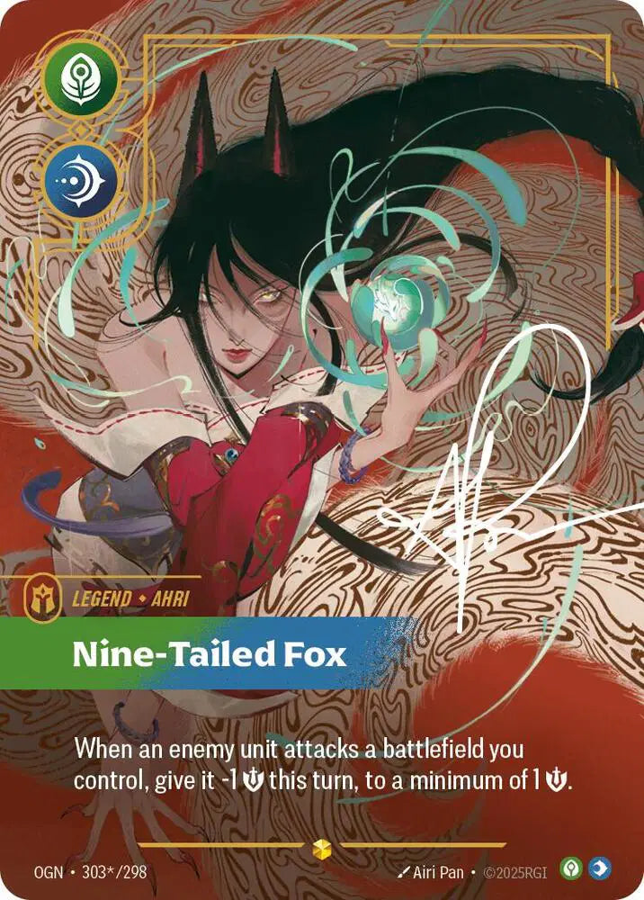 Ahri - Nine-Tailed Fox (Alternate Art) - 303*/298 - Origins