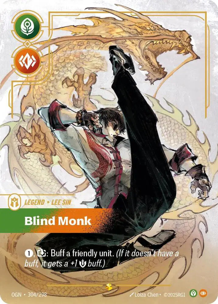Lee Sin - Blind Monk (Overnumbered) - 304/298 - Origins