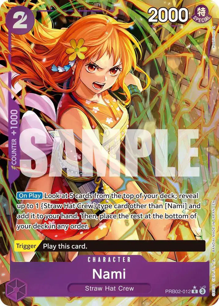 Nami (Alternate Art) - PRB02-012 - Premium Booster -The Best- Vol. 2