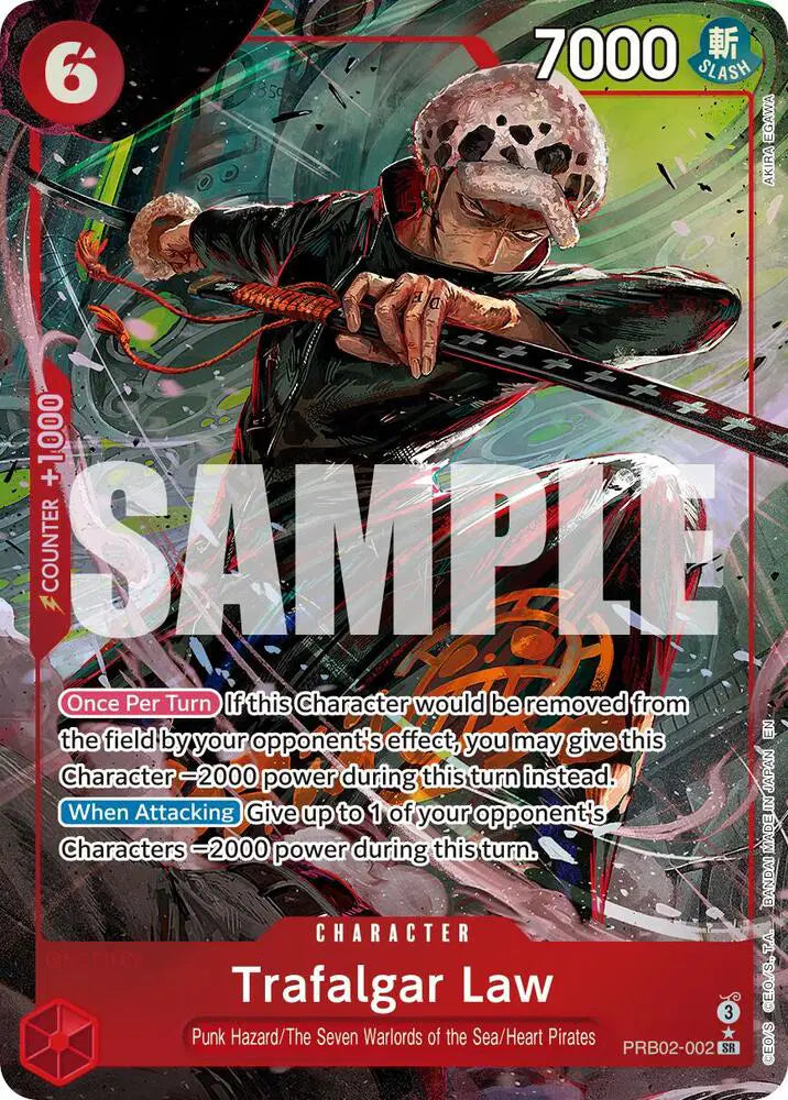 Trafalgar Law (Alternate Art) - PRB02-002 - Premium Booster -The Best- Vol. 2