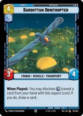 Bardottan Ornithopter - SEC-62 - Secrets of Power