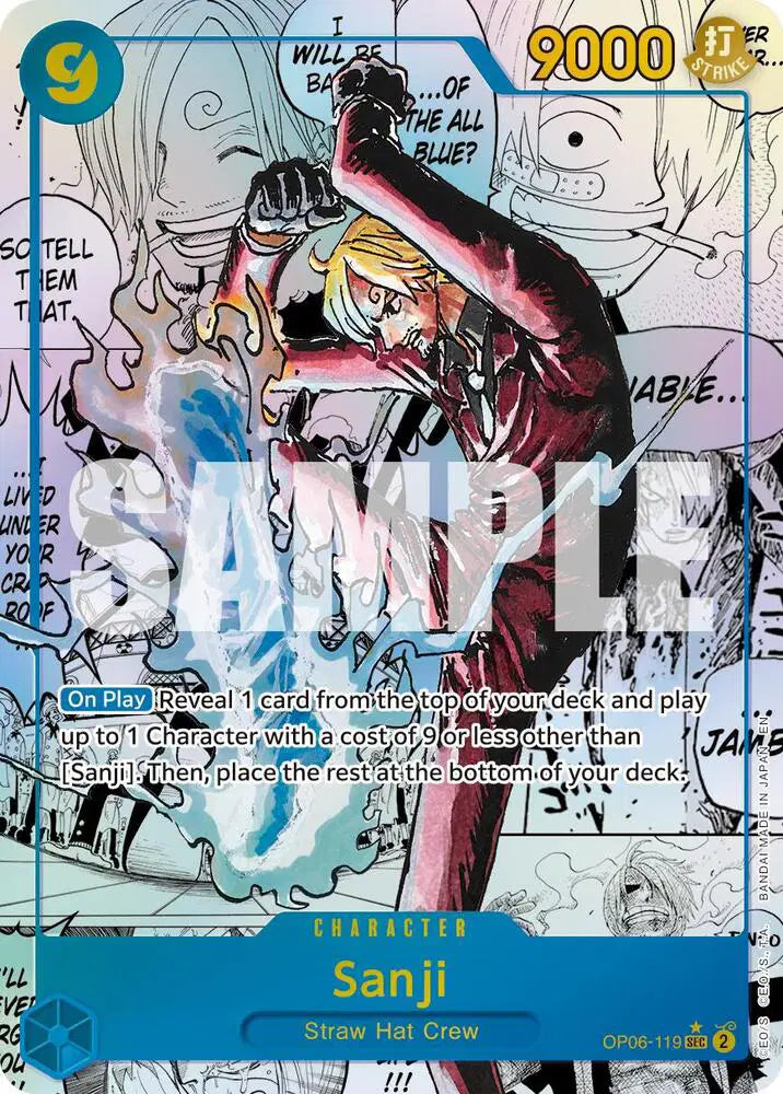 Sanji (Manga) - OP06-119 - Premium Booster -The Best- Vol. 2