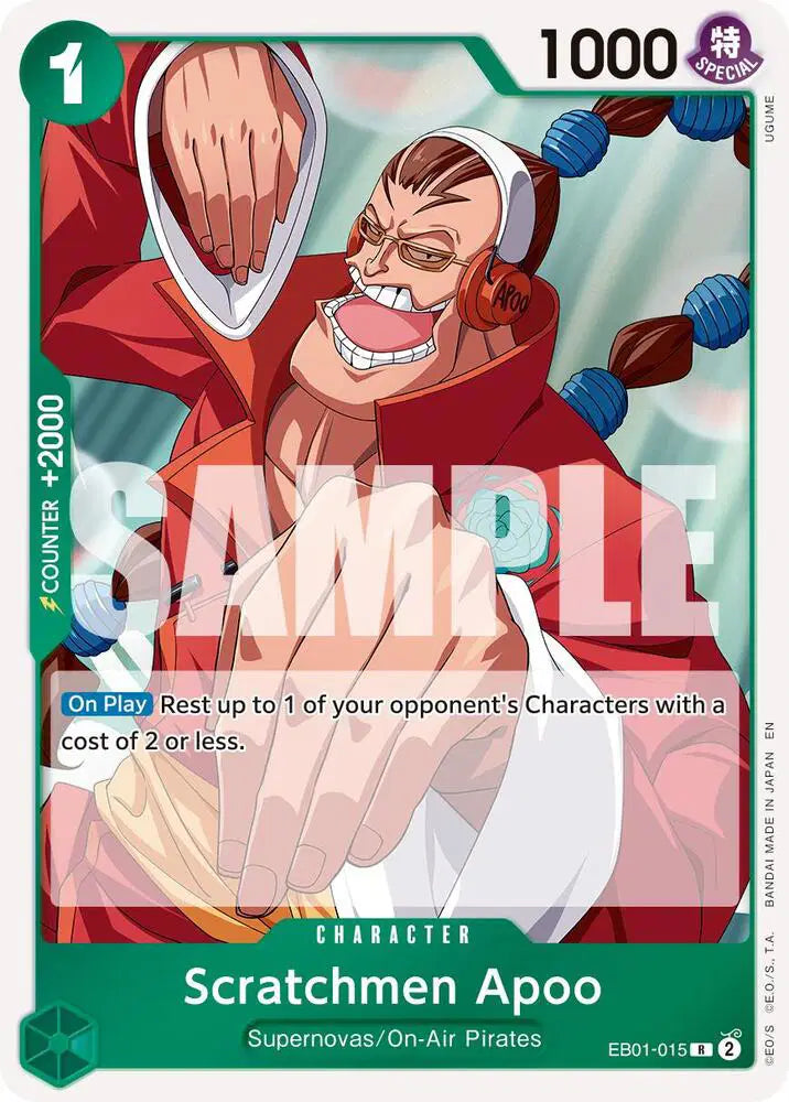 Scratchmen Apoo - EB01-015 (Reprint) - EB01-015 - Premium Booster -The Best- Vol. 2