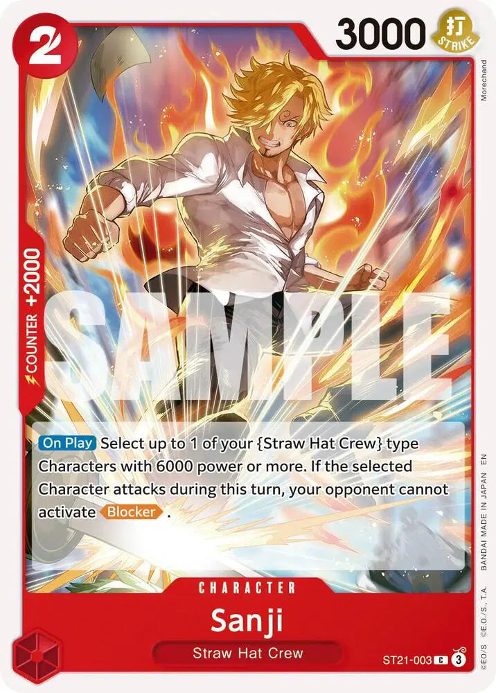 Sanji - ST21-003 (Reprint) - ST21-003 - Premium Booster -The Best- Vol. 2