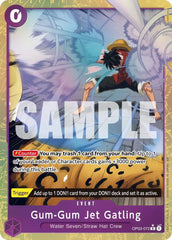 Gum-Gum Jet Gatling (Alternate Art) - OP03-072 - Premium Booster -The Best- Vol. 2
