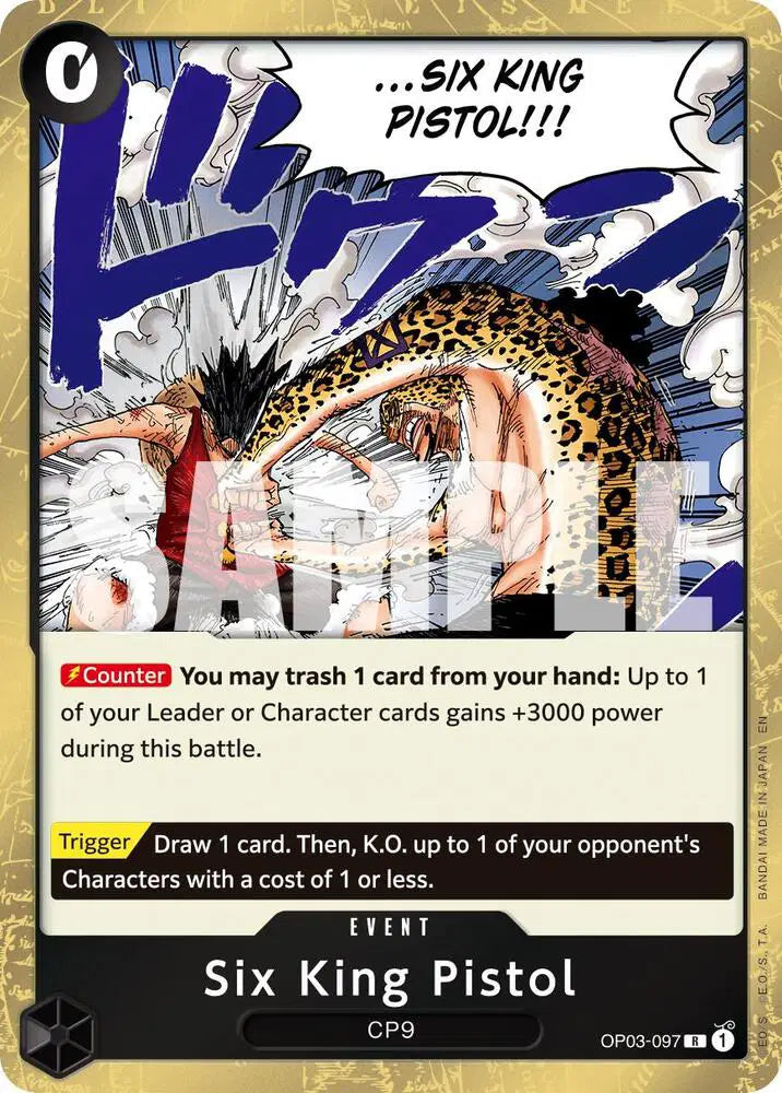 Six King Pistol (Reprint) - OP03-097 - Premium Booster -The Best- Vol. 2