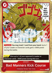 Bad Manners Kick Course (Reprint) - OP04-016 - Premium Booster -The Best- Vol. 2