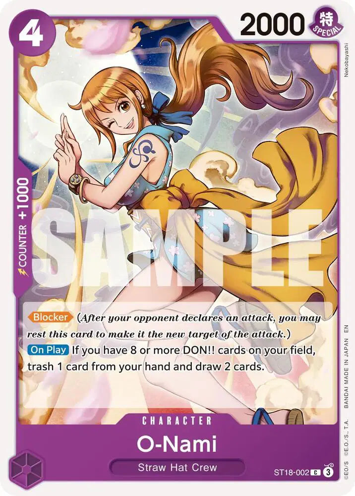 O-Nami (Reprint) - ST18-002 - Premium Booster -The Best- Vol. 2