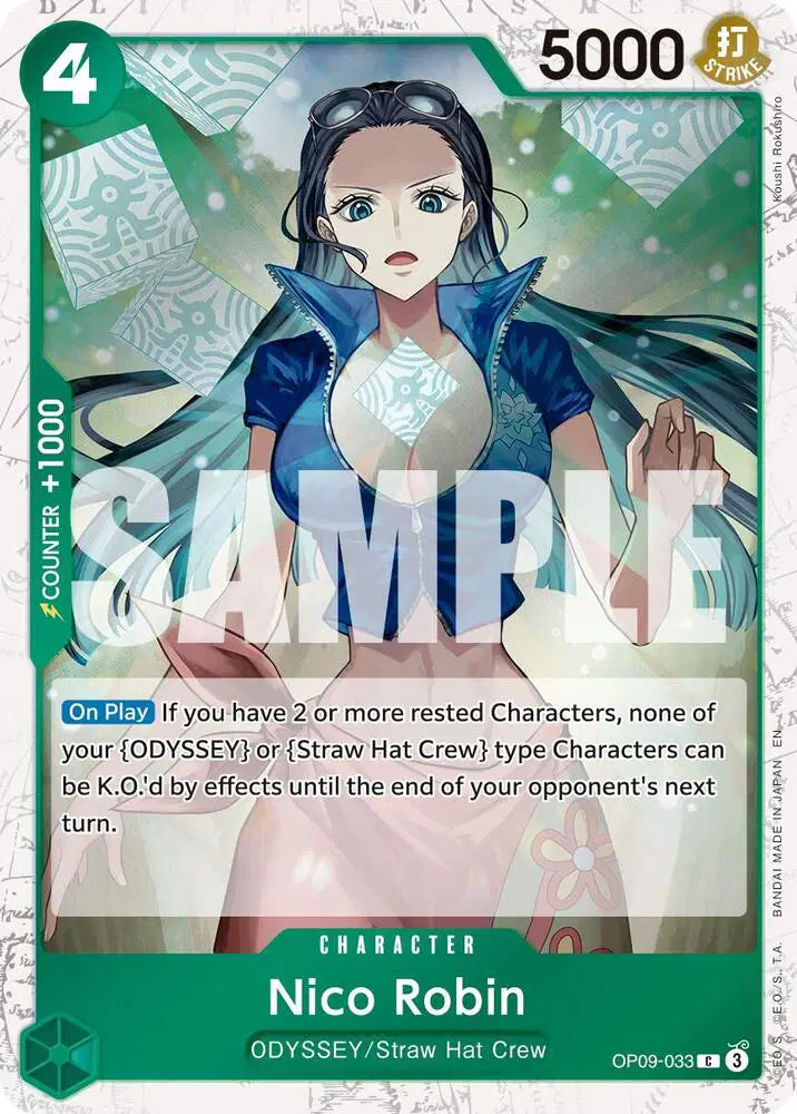 Nico Robin - OP09-033 (Pirate Foil) - OP09-033 - Premium Booster -The Best- Vol. 2