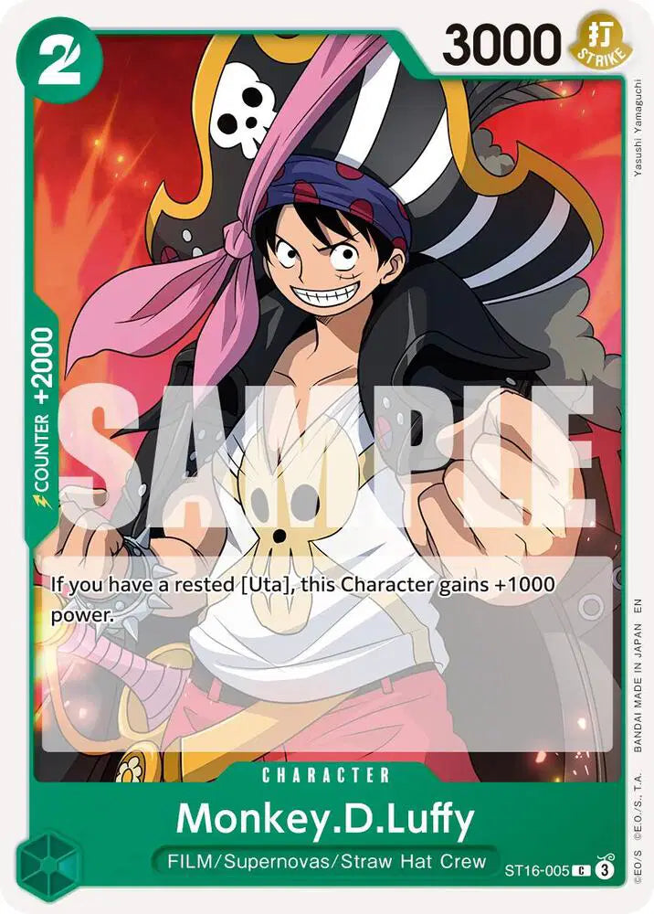 Monkey.D.Luffy - ST16-005 (Reprint) - ST16-005 - Premium Booster -The Best- Vol. 2