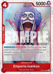 Emporio.Ivankov (Pirate Foil) - OP05-004 - Premium Booster -The Best- Vol. 2