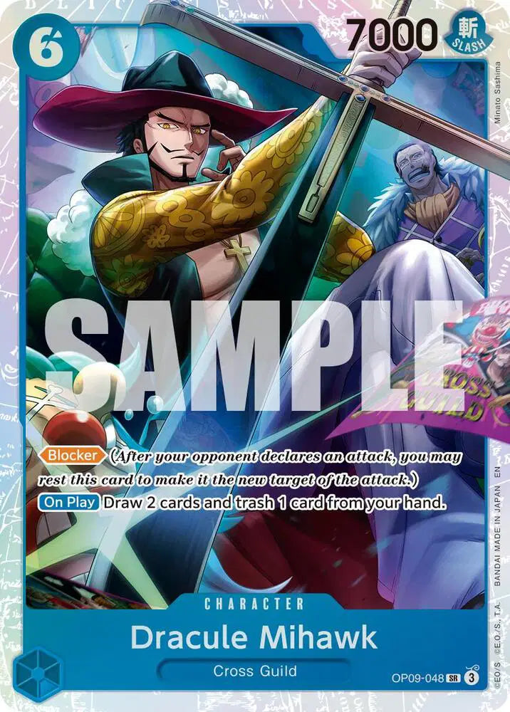 Dracule Mihawk - OP09-048 (Reprint) - OP09-048 - Premium Booster -The Best- Vol. 2