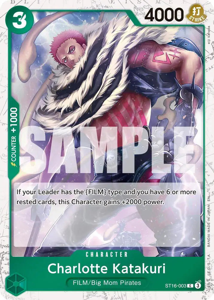Charlotte Katakuri (Pirate Foil) - ST16-003 - Premium Booster -The Best- Vol. 2