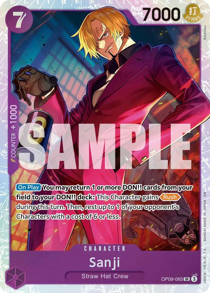 Sanji - OP09-065 (Reprint) - OP09-065 - Premium Booster -The Best- Vol. 2